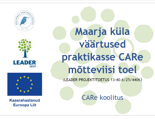 Maarja Külas algas CARe koolituste sari